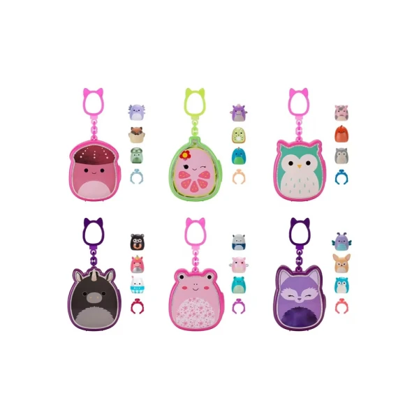 SQUISHMALLOWS SQUISH-A-LONGS ΜΠΡΕΛΟΚ-ΘΗΚΗ ΕΚΠΛΗΞΗ 8 ΘΕΣΕΩΝ ΜΕ 3 ΦΙΓΟΥΡΕΣ W4