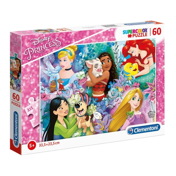 CLEMENTONI ΠΑΙΔΙΚΟ ΠΑΖΛ SUPER COLOR DISNEY PRINCESS 60 ΤΜΧ