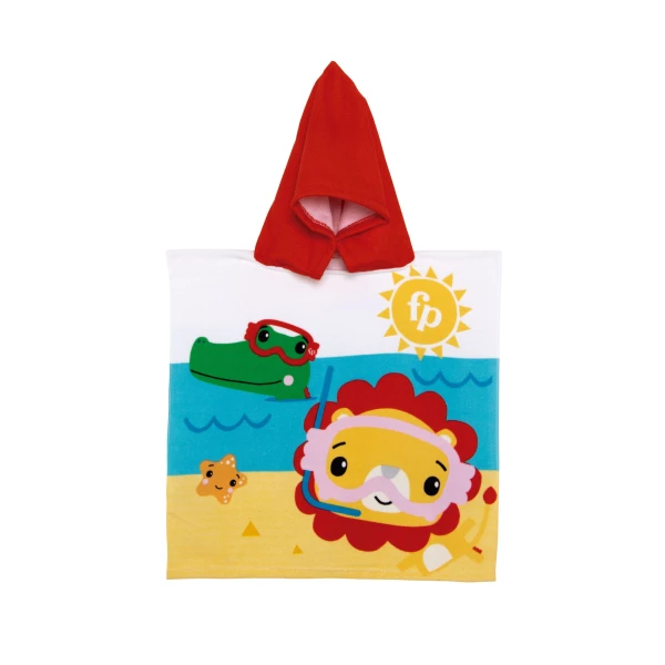 PONCHO BEACH TOWEL 50X100 cm FISHER PRICE