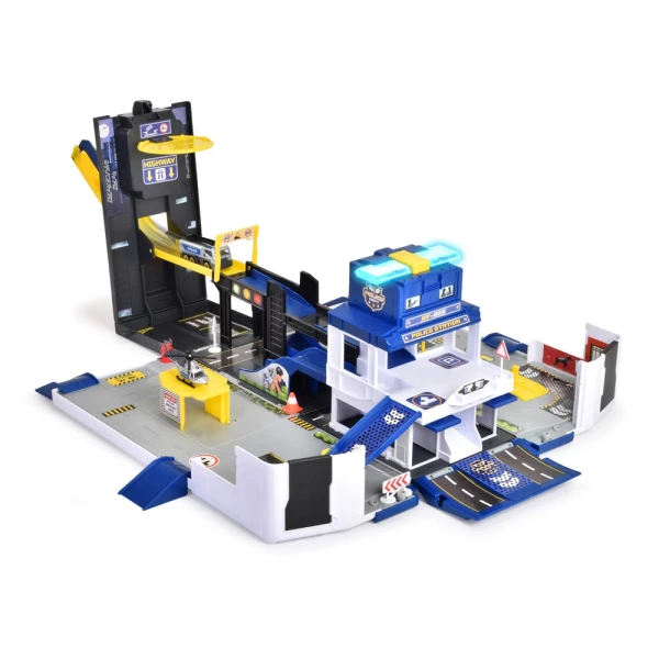 DICKIE TOYS ΣΕΤ ΠΑΙΧΝΙΔΙΟΥ ΠΤΥΣΣΟΜΕΝΟ ΦΟΡΤΗΓΟ ΑΣΤΥΝΟΜΙΑΣ