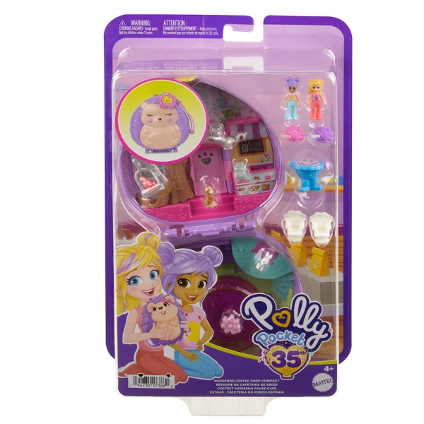 POLLY POCKET Ο ΚΟΣΜΟΣ ΤΗΣ POLLY - ΣΕΤΑΚΙ HEDGEHOG COFFEE SHOP