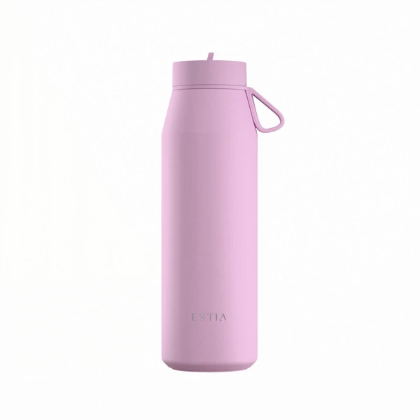 ESTIA HOME ART THERMOS PULSE SAVE THE AEGEAN 800ml LAVENDER