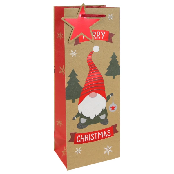 ΧΡΙΣΤΟΥΓΕΝΝΙΑΤΙΚΗ ΤΣΑΝΤΑ ΔΩΡΟΥ 12.5X35.5X9 εκ. MERRY CHRISTMAS