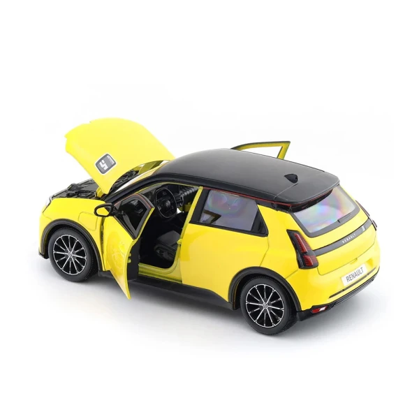BBURAGO 1:24 RENAULT 5 E-TECH YELLOW