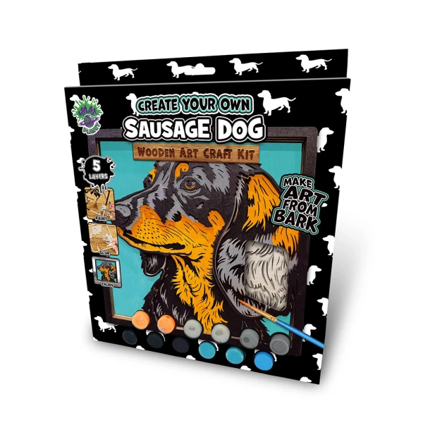 SPLAT PLANET ΞΥΛΙΝΟ ΣΕΤ ΖΩΓΡΑΦΙΚΗΣ SAUSAGE DOG