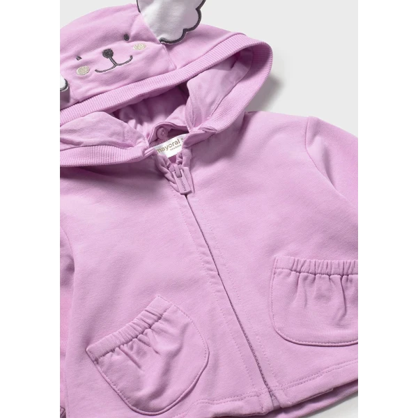 MAYORAL HOODED TRACKSUIT 3 PIECES LILAC 
