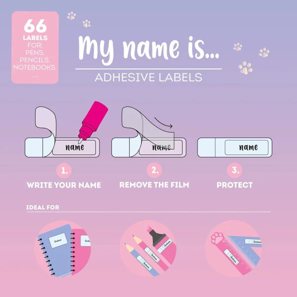 LEGAMI STICKER LABELS TO BE DEFINED - KITTY
