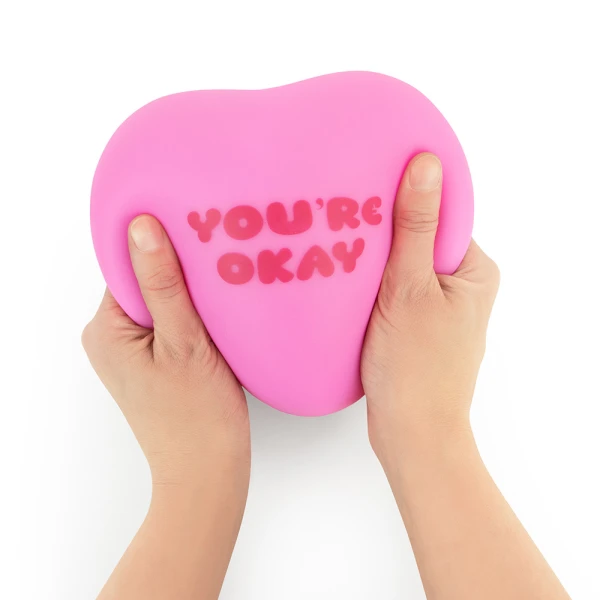 KEYCRAFT JUMBO SQUISHY HEARTS - 3 ΧΡΩΜΑΤΑ