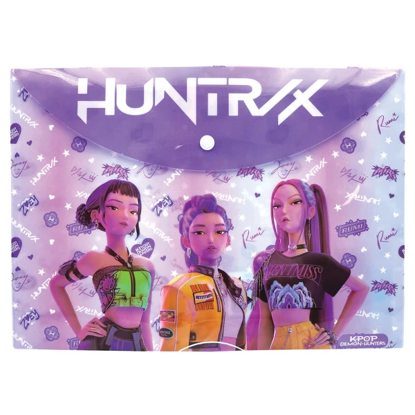 ΦΑΚΕΛΟΣ ΜΕ ΚΟΥΜΠΙ PP K-POP DEMON HUNTERS HUNTRIX