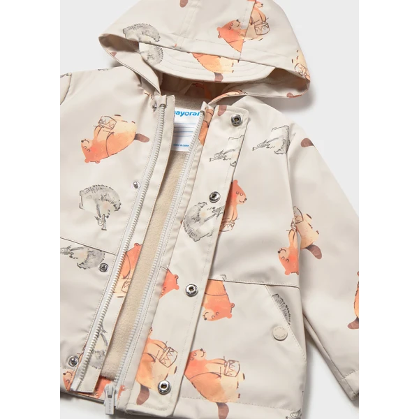 MAYORAL WATERPROOF JACKET BEIGE