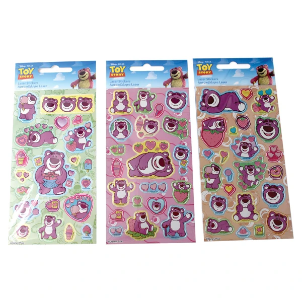 ΑΥΤΟΚΟΛΛΗΤΑ LASER TOY STORY LOTSO - 3 ΣΧΕΔΙΑ