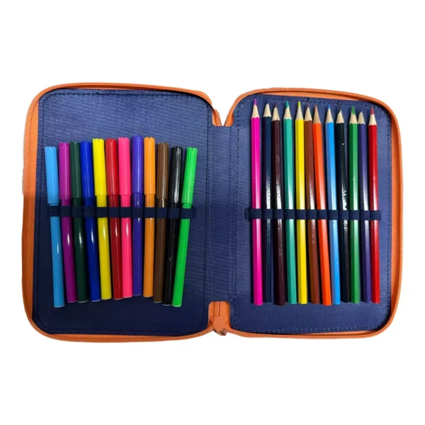 MUST TEAM DOUBLE FILLED PENCIL CASE 15X5X21 cm ASTRONAUT