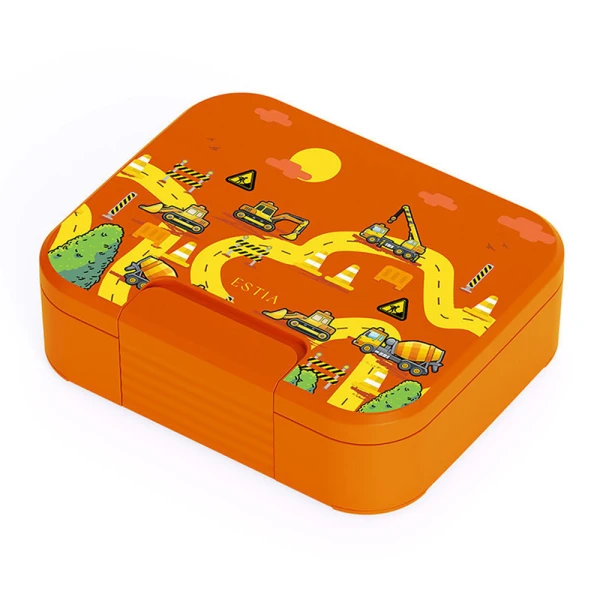 LUNCH BOX SAVE THE AEGEAN 950ml 3 STAINLESS STEEL REMOVABLE COMPARTMENTS THE BIG BUILD