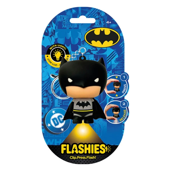 FLASHIES 3D ΜΠΡΕΛΟΚ ΜΕ LED FLASHLIGHT BATMAN