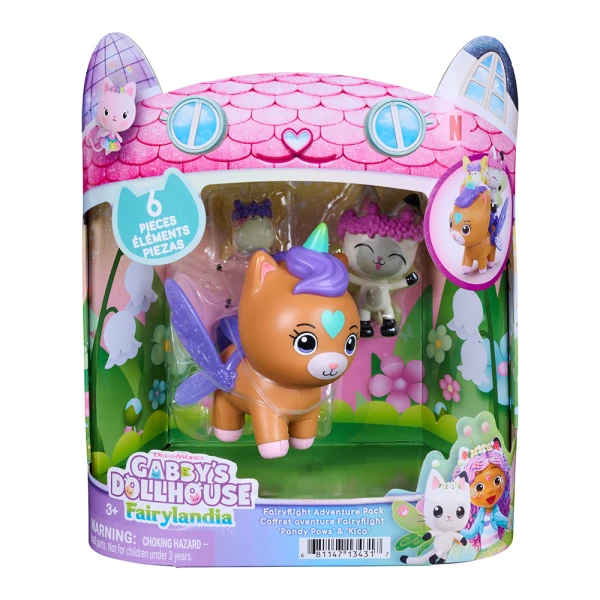 GABBY\'S DOLLHOUSE FAIRYLANDIA ADVENTURE PACK - 2 ΣΧΕΔΙΑ