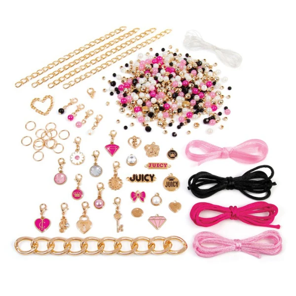 MAKE IT REAL JUICY COUTURE GLITZ \'N GLAM CHARM  BRACELETS