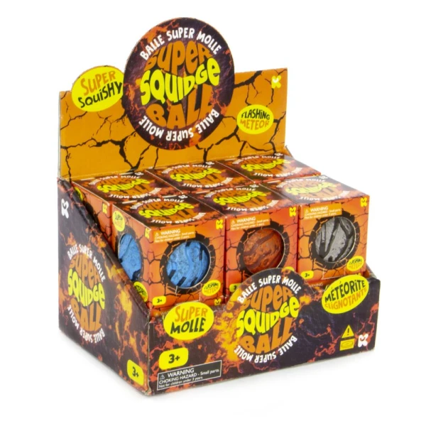 KEYCRAFT SQUISHY FLASHING METER BALL 60mm - 3 ΧΡΩΜΑΤΑ