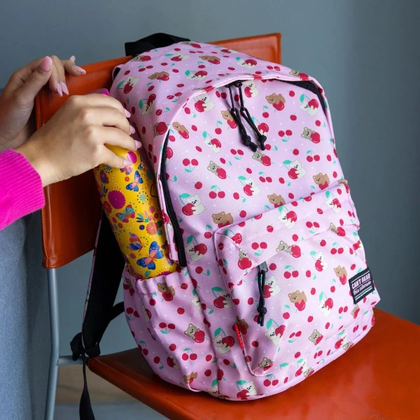 LEGAMI MY BACKPACK ΣΑΚΙΔΙΟ ΠΛΑΤΗΣ TEDDY BEAR CHERRY