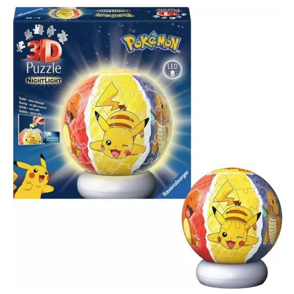 RAVENSBURGER 3D ΠΑΖΛ NIGHTLIGHT POKEMON