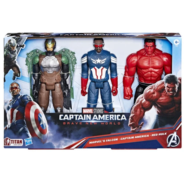 MARVEL STUDIOS BRAVE NEW WORLD TITAN HERO SERIES ΣΕΤ 3 ΦΙΓΟΥΡΕΣ