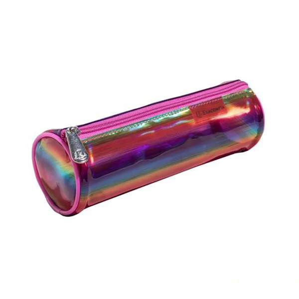 EXACOMPTA IRIDESCENT BARREL PENCIL CASE 22.5x8 cm