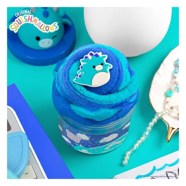 SQUISHMALLOWS ΑΡΩΜΑΤΙΚΟ CLOUD SLIME ΜΕ TOPPER ΣΕ ΒΑΖΑΚΙ W1 - TATIANA THE DRAGON