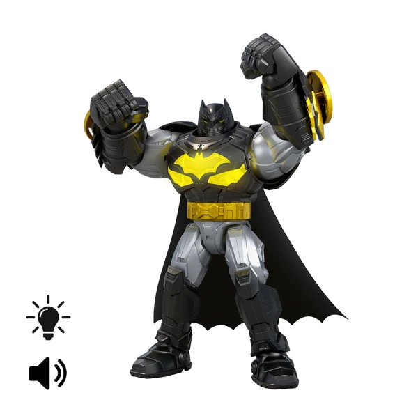 DC COMICS BATMAN 15 εκ. ΜΕ ΚΙΝΗΣΗ ΗΧΟΥΣ ΚΑΙ ΦΩΤΑ