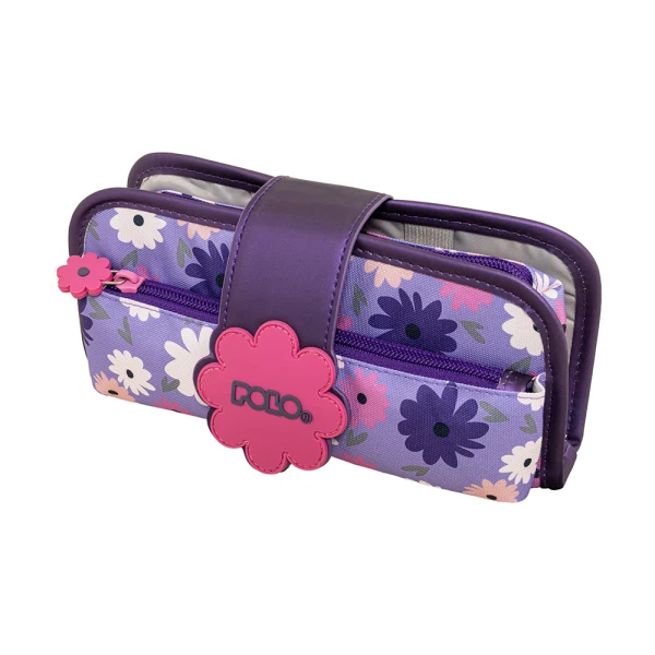 POLO 2026 PENCIL CASE RUBBER FLOWERS