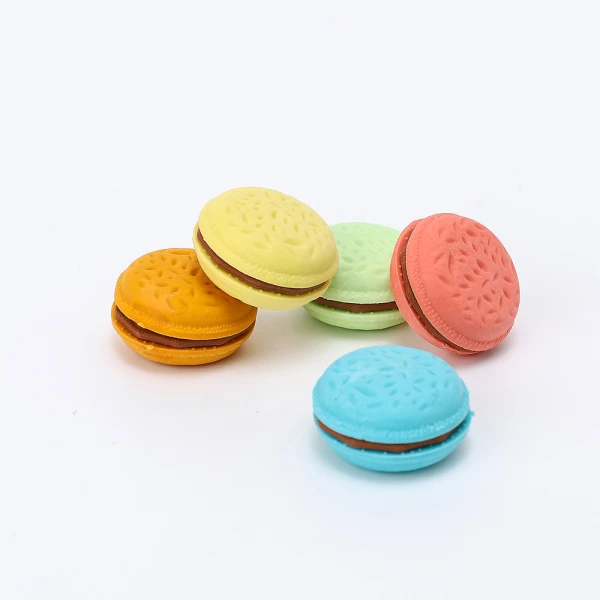 FUNKYFISH SET 5 MACARON ERASERS