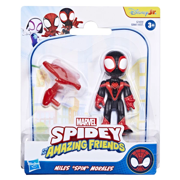 SPIDEY AND HIS AMAZING FRIENDS FIGURE 7.5 cm WITH ACCESSORY MILES MORALES