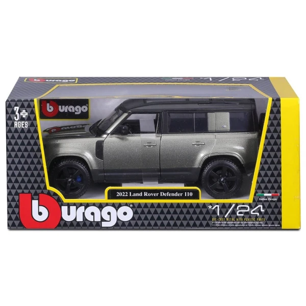 BBURAGO 1:24 2022 LAND ROVER DEFENDER 110 GREEN