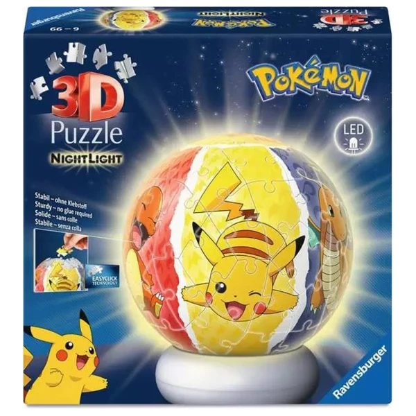 RAVENSBURGER 3D ΠΑΖΛ NIGHTLIGHT POKEMON