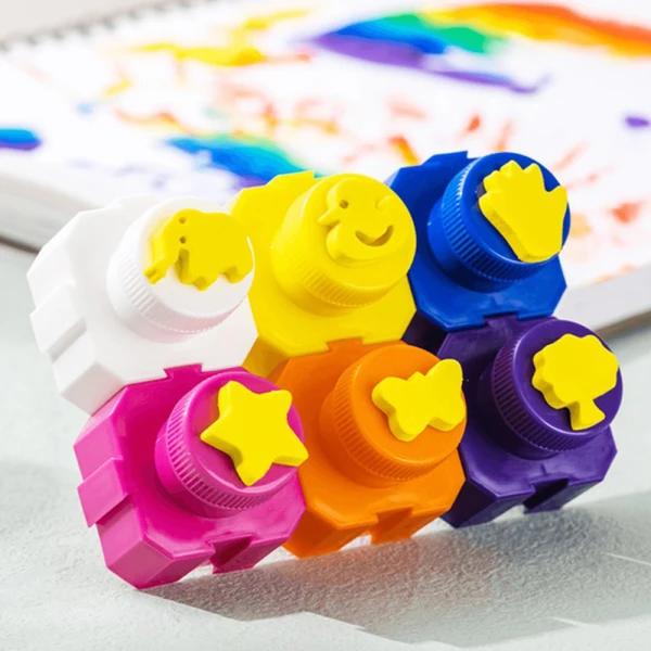 DELI ΔΑΚΤΥΛΟΜΠΟΓΙΕΣ 18ml ΜΕ ΣΦΡΑΓΙΔΑ 6 ΧΡΩΜΑΤΑ KIDS