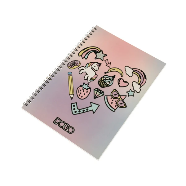 POLO 2026 SPIRAL NOTEBOOK DESIGN B5 3 SUBJECTS UNICORN