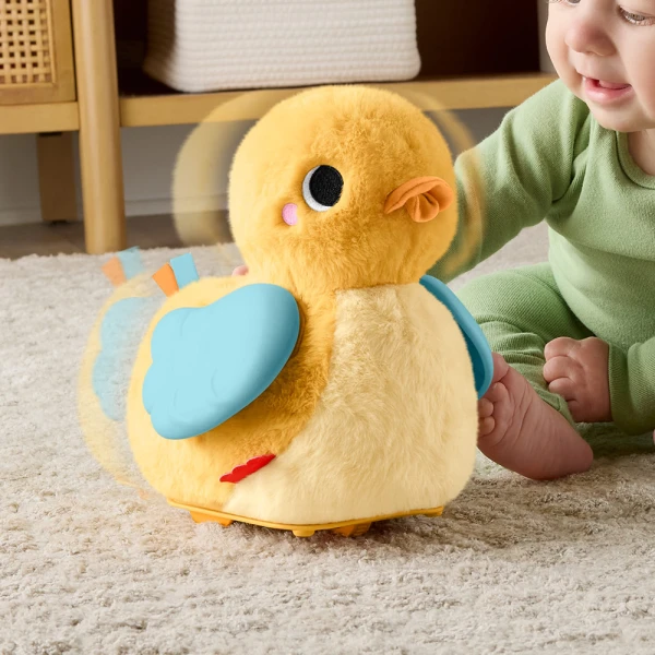 FISHER PRICE SOFT DUCK WITH MOTION AND SOUNDS