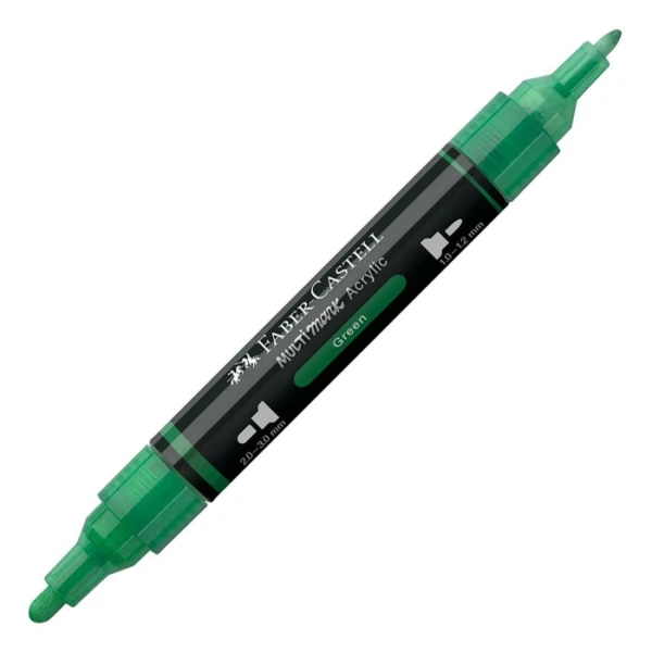 FABER-CASTELL ΑΚΡΥΛΙΚΟΣ ΜΑΡΚΑΔΟΡΟΣ MULTIMARK ΧΡΩΜΑ 316 GREEN