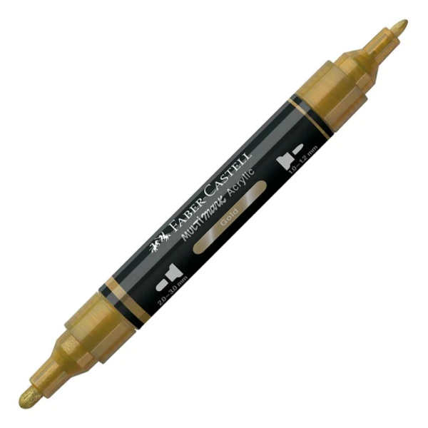 FABER-CASTELL ΑΚΡΥΛΙΚΟΣ ΜΑΡΚΑΔΟΡΟΣ MULTIMARK ΧΡΩΜΑ 250 GOLD