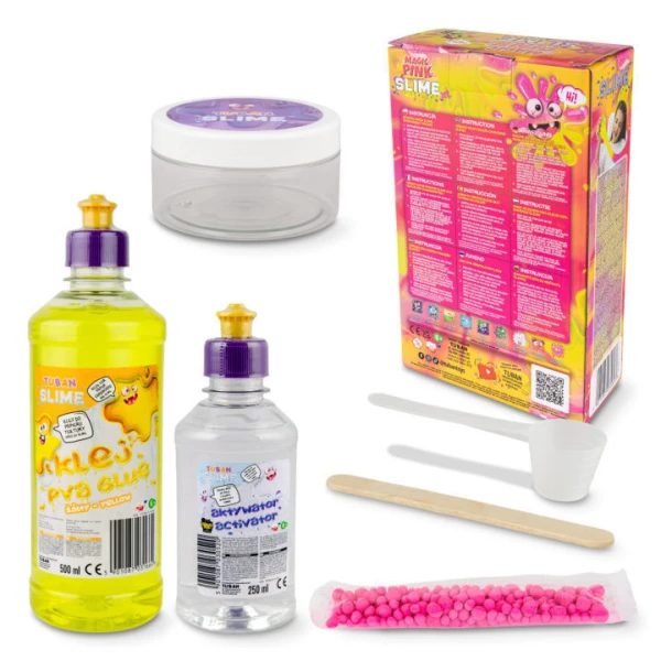 TUBAN DIY SLIME ΣΕΤ ΚΑΤΑΣΚΕΥΗΣ SLIME MAGIC PINK XL