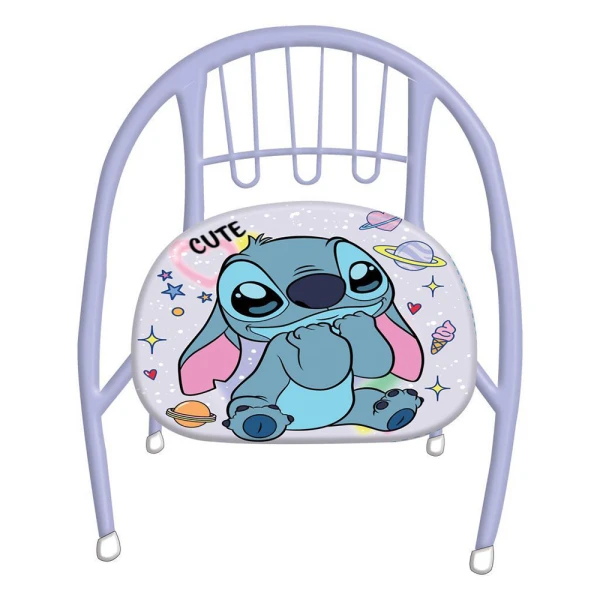 KIDS METAL CHAIR 36X35X36 cm STITCH BOY