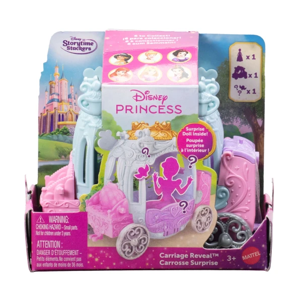DISNEY PRINCESS CARRIAGE WITH SURPRISE MINI DOLL
