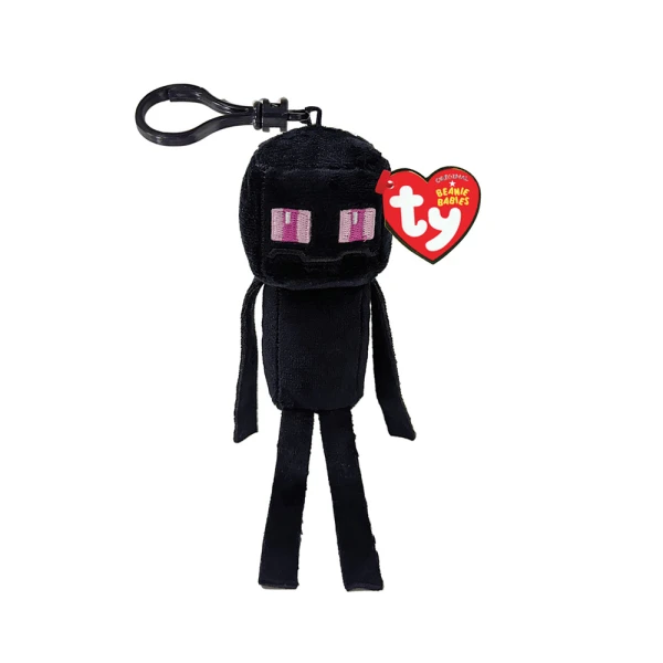 TY BEANIE BABIES ΧΝΟΥΔΩΤΟ ΚΛΙΠ MINECRAFT ENDERMAN 8,5 εκ.