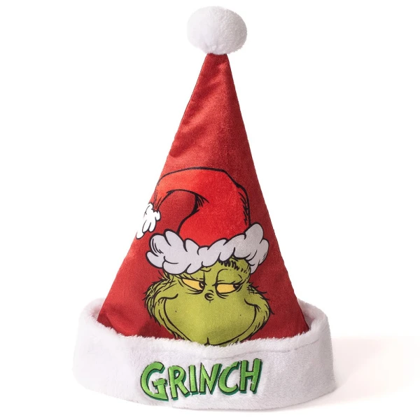 ΣΚΟΥΦΟΣ ΕΝΗΛΙΚΩΝ SANTA GRINCH 43X33 εκ.