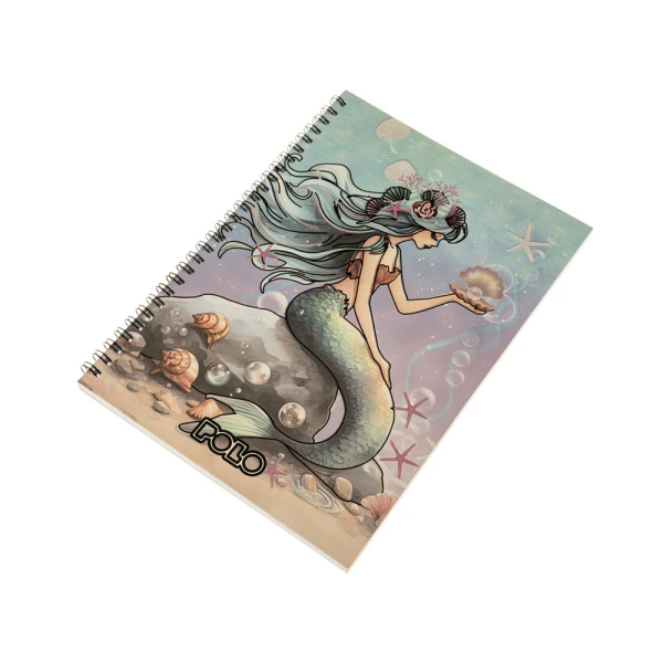 POLO 2026 SPIRAL NOTEBOOK DESIGN B5 3 SUBJECTS MERMAID