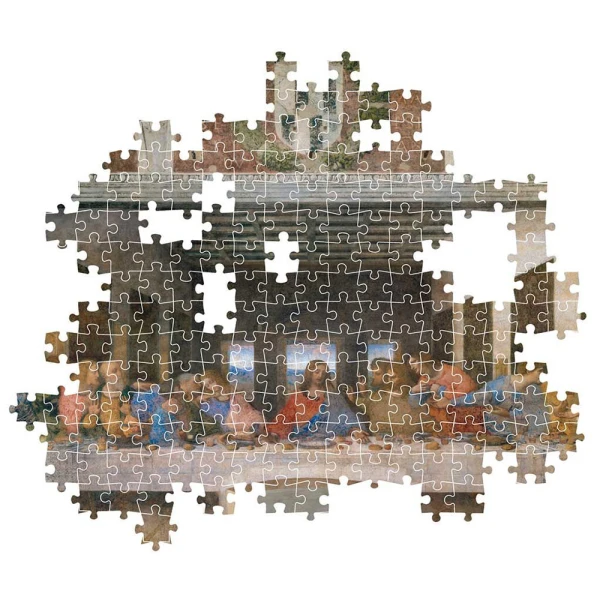 CLEMENTONI ΠΑΖΛ MUSEUM COLLECTION LEONARDO DA ΜΥΣΤΙΚΟΣ ΔΕΙΠΝΟΣ 1000 τεμ.