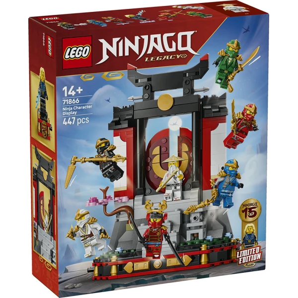 LEGO® NINJAGO® NINJA CHARACTER DISPLAY 15TH ANNIVERSARY