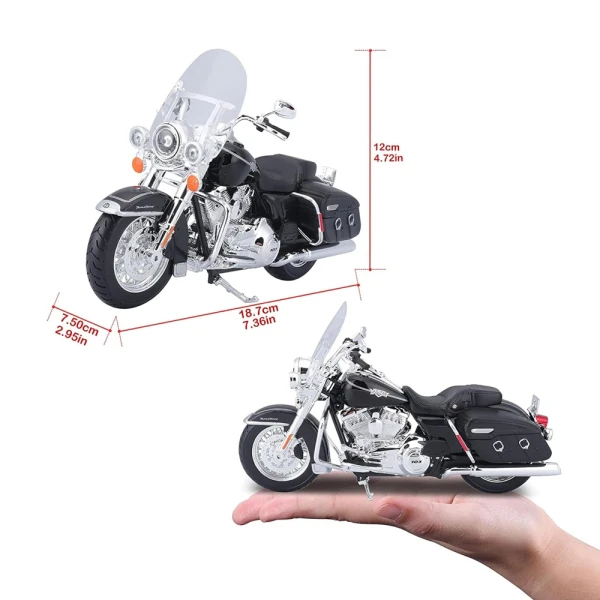 MAISTO 1:12 H-D MOTORCYCLES 2013 FLHRC ROAD KING CLASSIC BLACK
