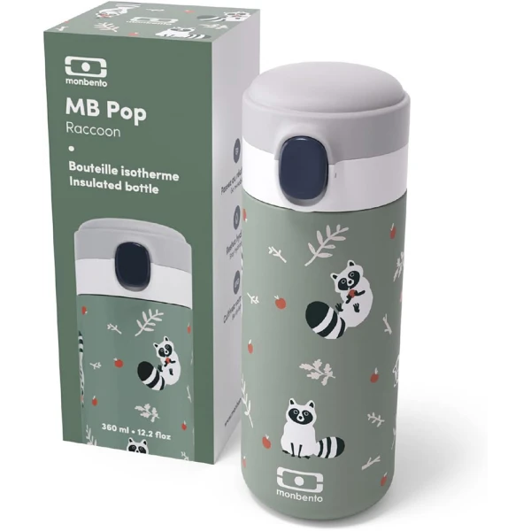 MONBENTO ΜΠΟΥΚΑΛΙ ΘΕΡΜΟΣ 360ml POP RACCOON