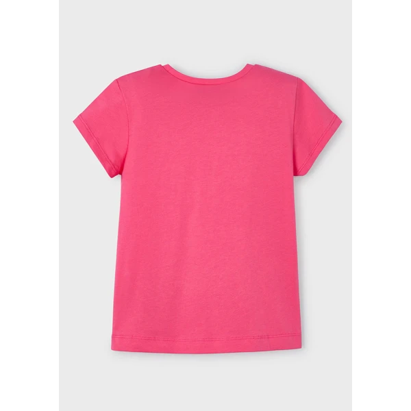 MAYORAL BLOUSE SHORT SLEEVES PINK FUCHSIA