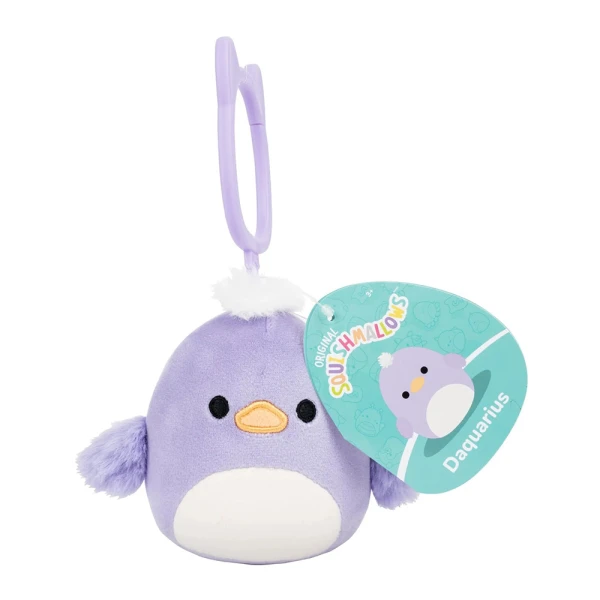 SQUISHMALLOWS ΛΟΥΤΡΙΝΟ ΜΠΡΕΛΟΚ 9 εκ. W12 - DAQUARIUS THE DUCK