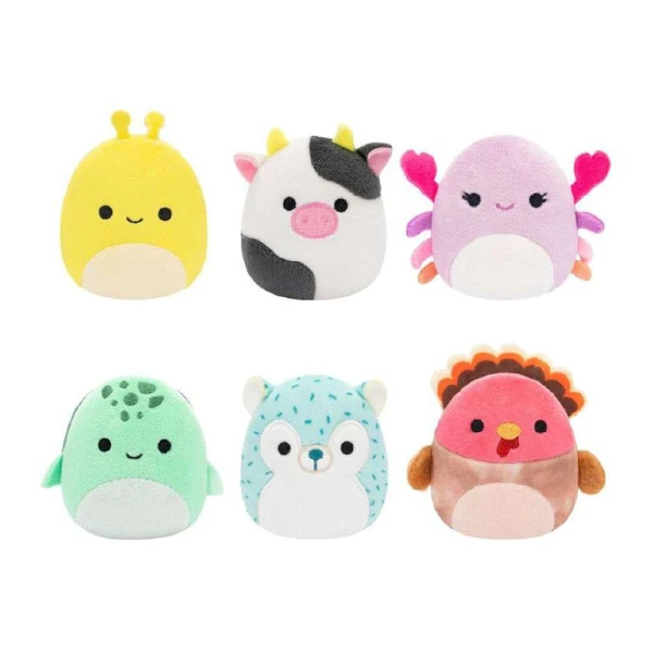MICROMALLOWS - ΣΕΤ 6 τεμ. ΛΟΥΤΡΙΝΑ 6εκ. SQUISHMALLOWS